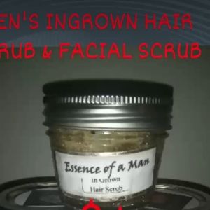 4OZ JAR INGROWN HAIR SCRUBS OR FACIAL SCRUB (2) 4OZ JARS